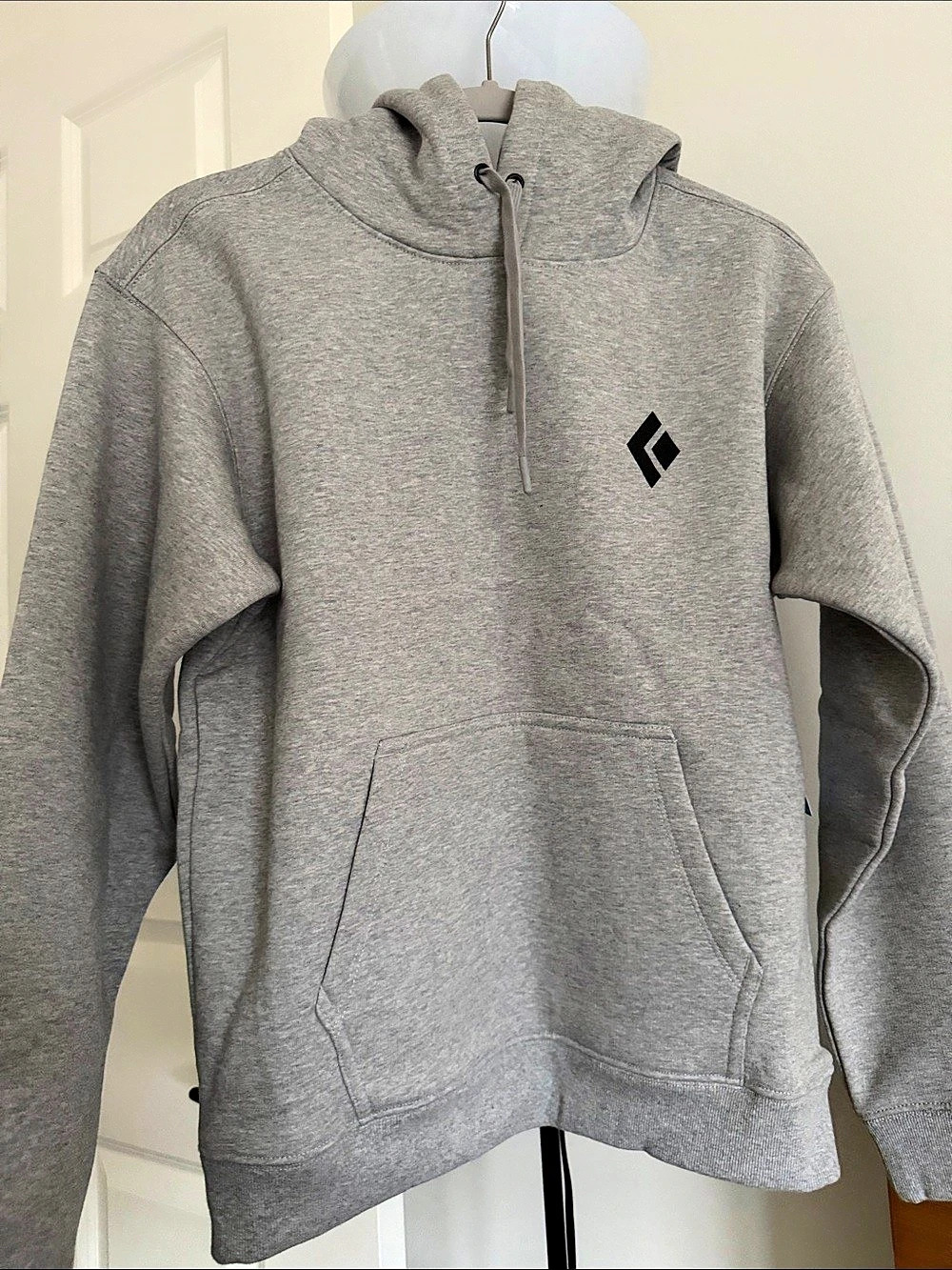 Black Diamond Alpenglow Hoody Organic Cotton Gray Hoodie NWT